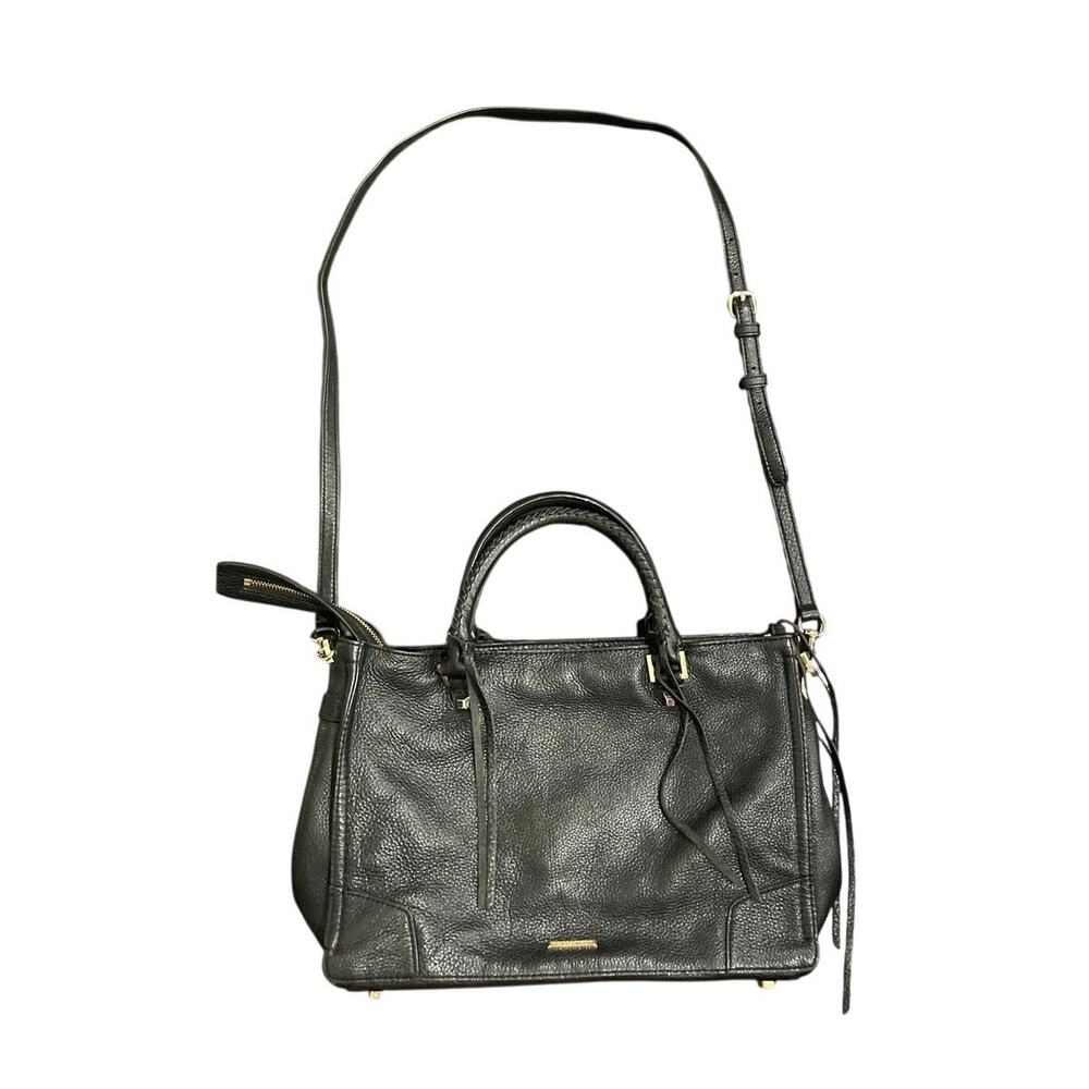 Rebecca Minkoff Reagan Satchel Top Handle Crossbody Leather Handbag Street-Chic